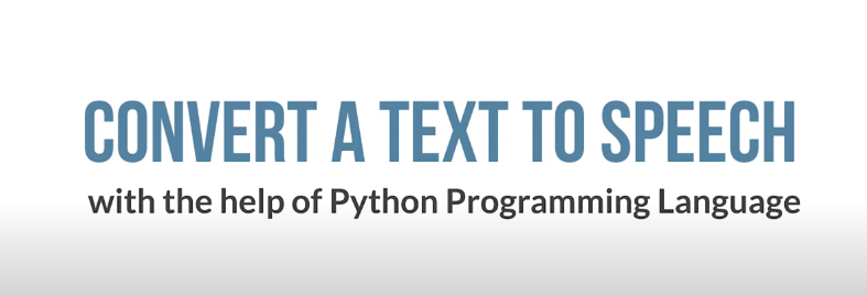 How to build a simple text to speech tool using Python